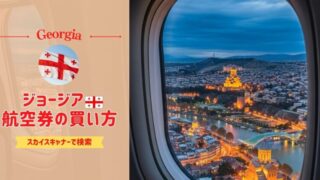 【ジョージアへの行き方】スカイスキャナーで航空券を取る方法をスクショ付きで解説